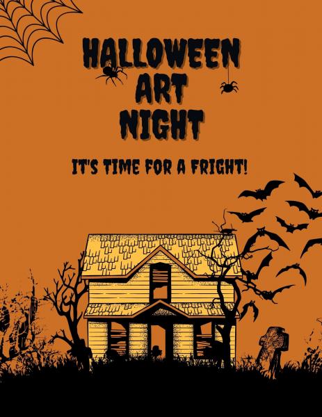 Image for event: Halloween Art Night (for Adults)
