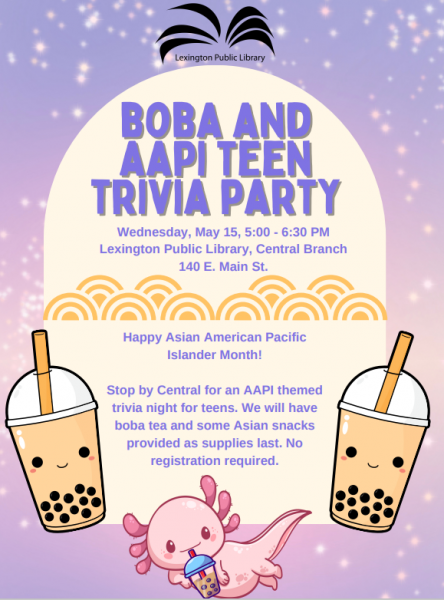 Image for event: Boba and AAPI Teen Trivia Party