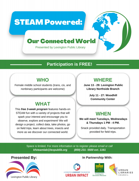 Image for event: STEAM Powered: Our Connected World