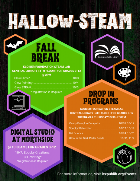 Image for event: STEAM Lab Drop In: Spooky Watercolor